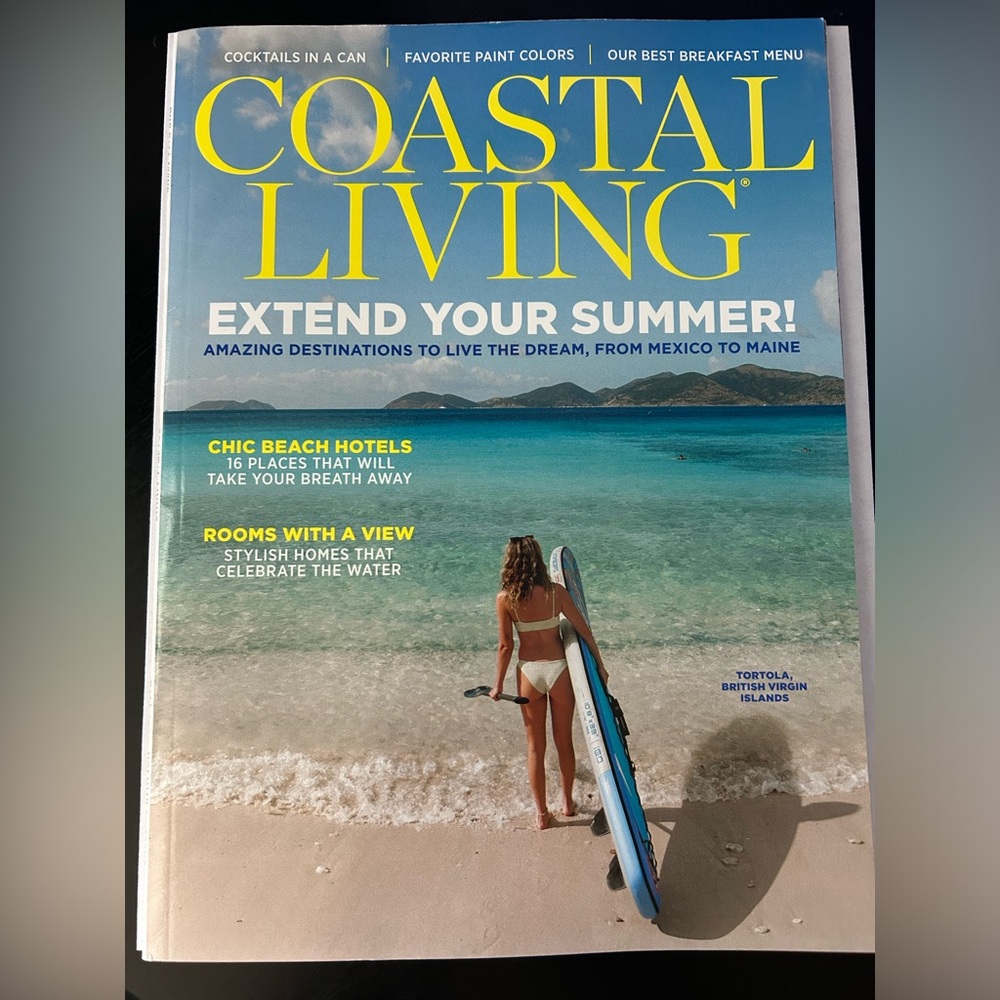 Coastal Living Magazine Fall 2024 Volume 28 Issue 3 Extend Your Summer New